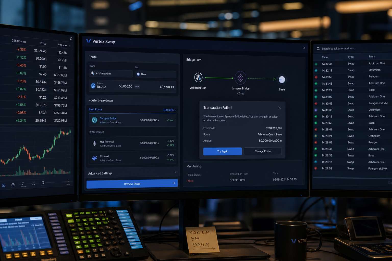 Vertex Swap Desk